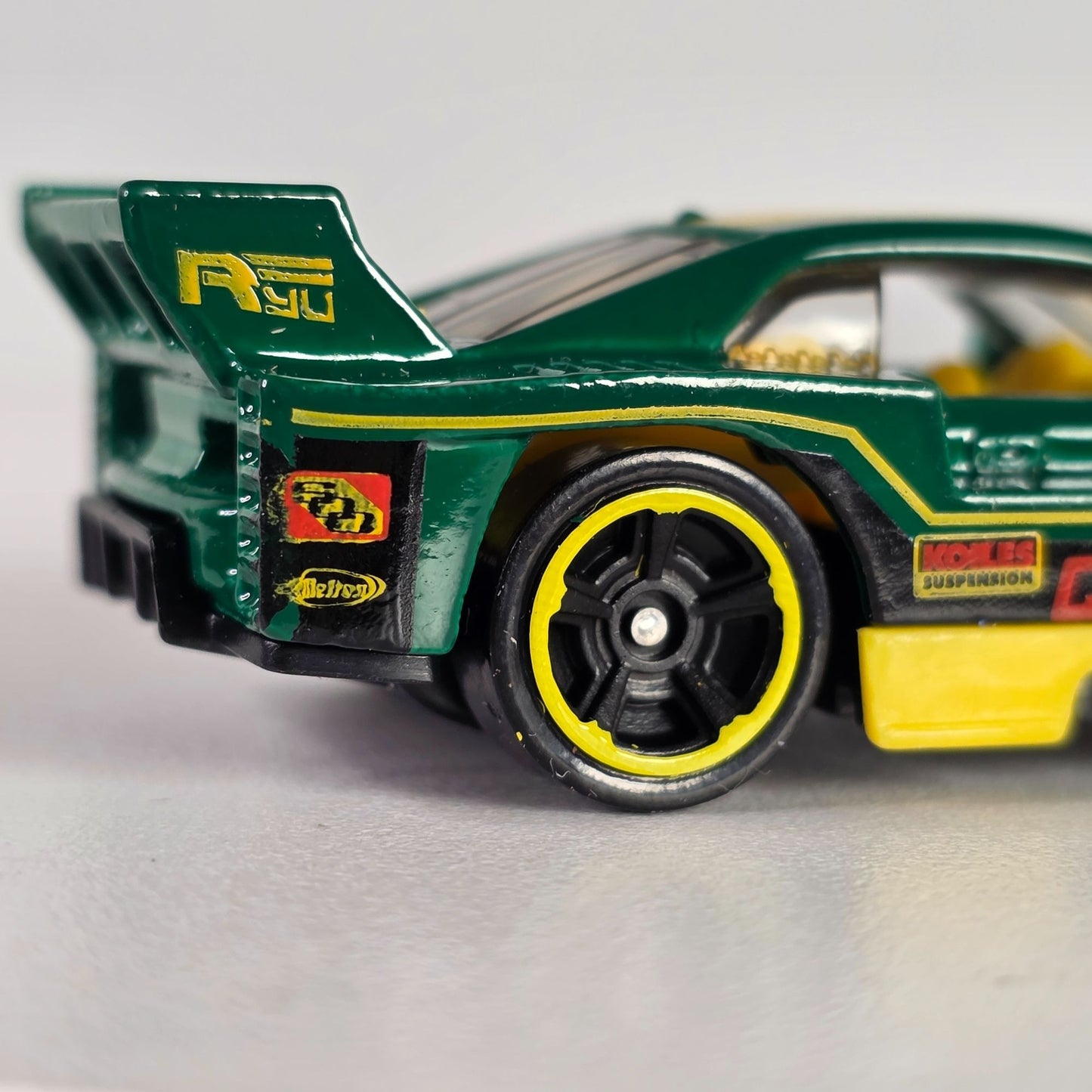 2022 Hot Wheels GT Scorcher 59/250 Retro Racers Green & Yellow Die-Cast Toy Car