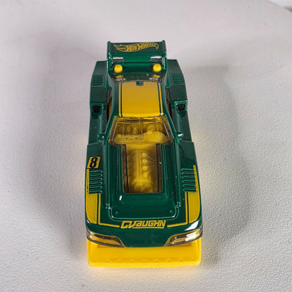 2022 Hot Wheels GT Scorcher 59/250 Retro Racers Green & Yellow Die-Cast Toy Car