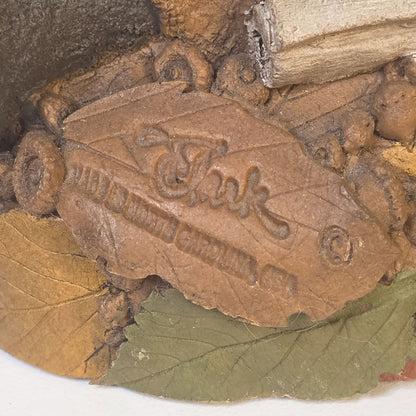 Tom Clark Gnome "Wise & Wonderful" Owl Figurine 1995 Retired First Edition SN #6321 Handcrafted Made In USA