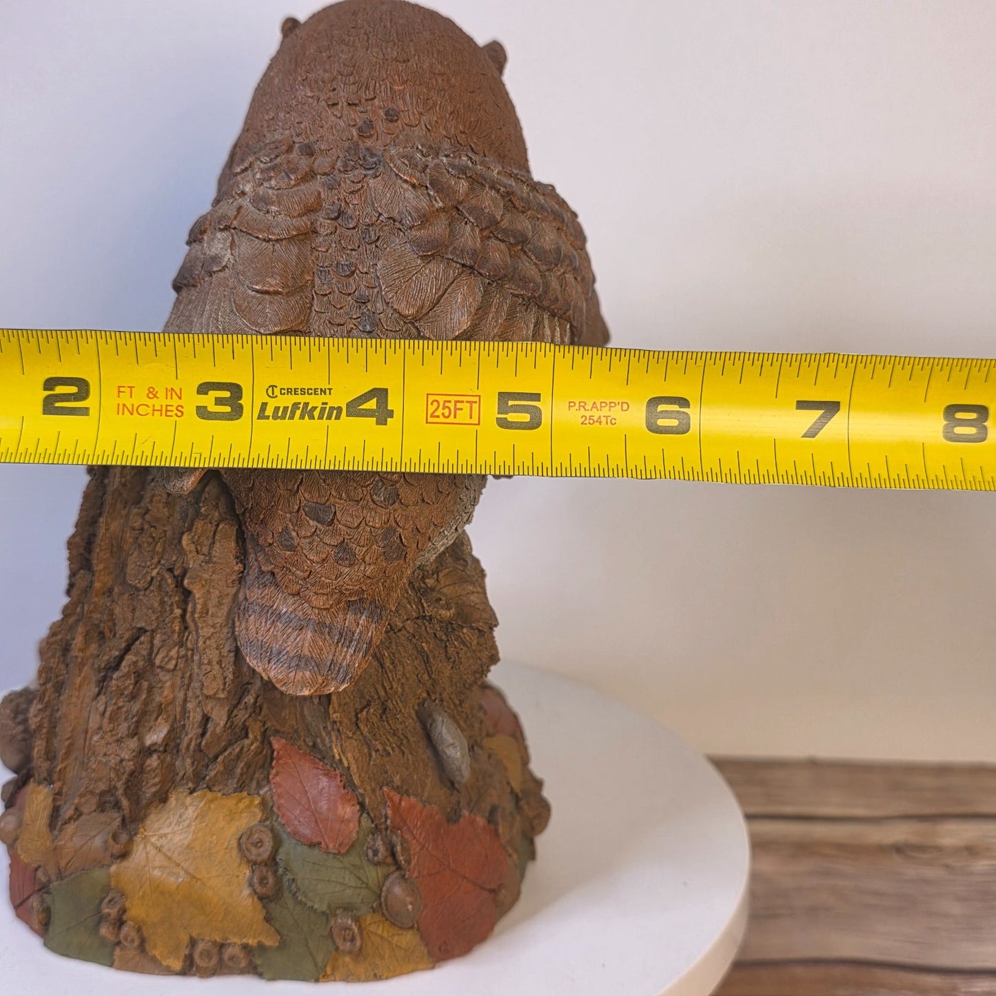 Tom Clark Gnome "Wise & Wonderful" Owl Figurine 1995 Retired First Edition SN #6321 Handcrafted Made In USA