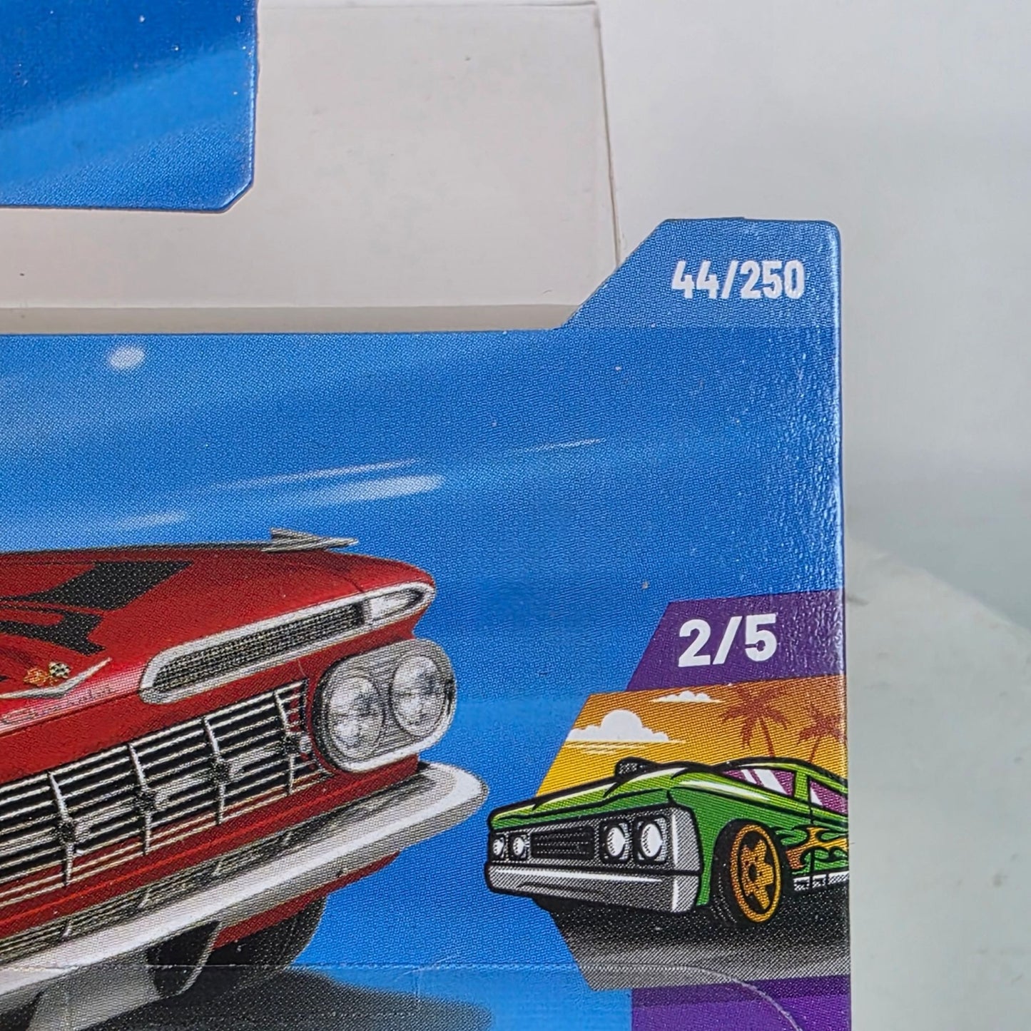Hot Wheels 59 Chevy Impala International Short Card