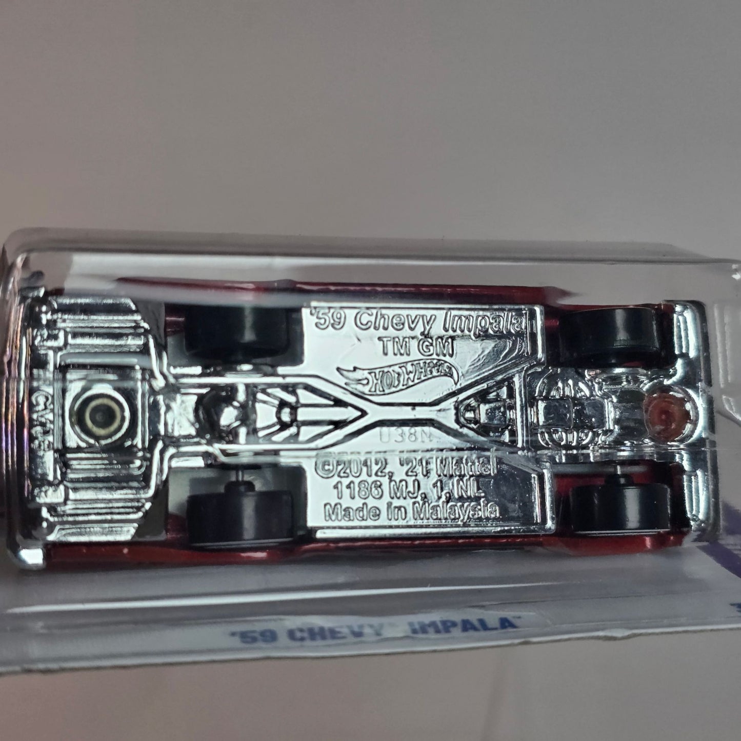 Hot Wheels 59 Chevy Impala International Short Card