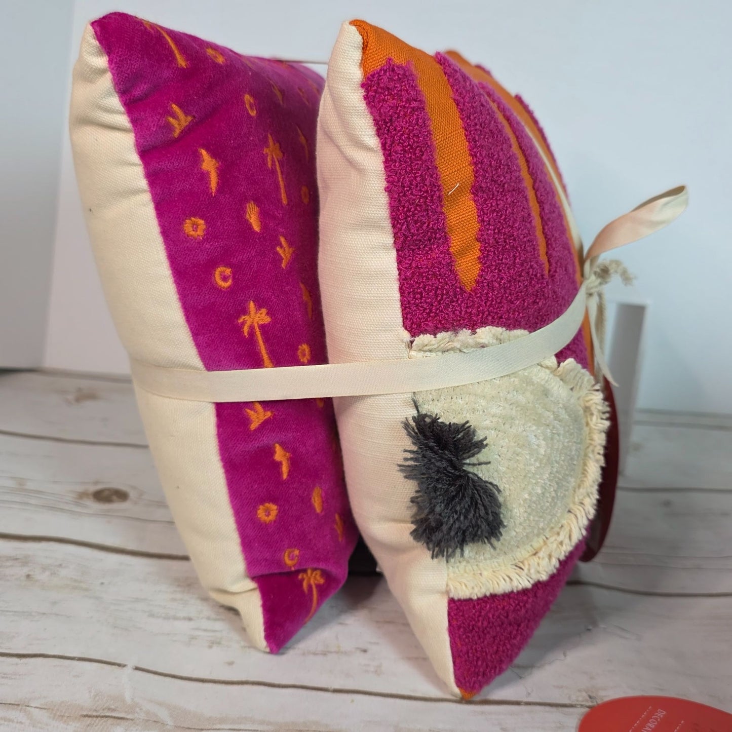 Opalhouse Jungalow 2-Pack(2) Mini Decorative Pillows With "Wild" & "Mild" Text