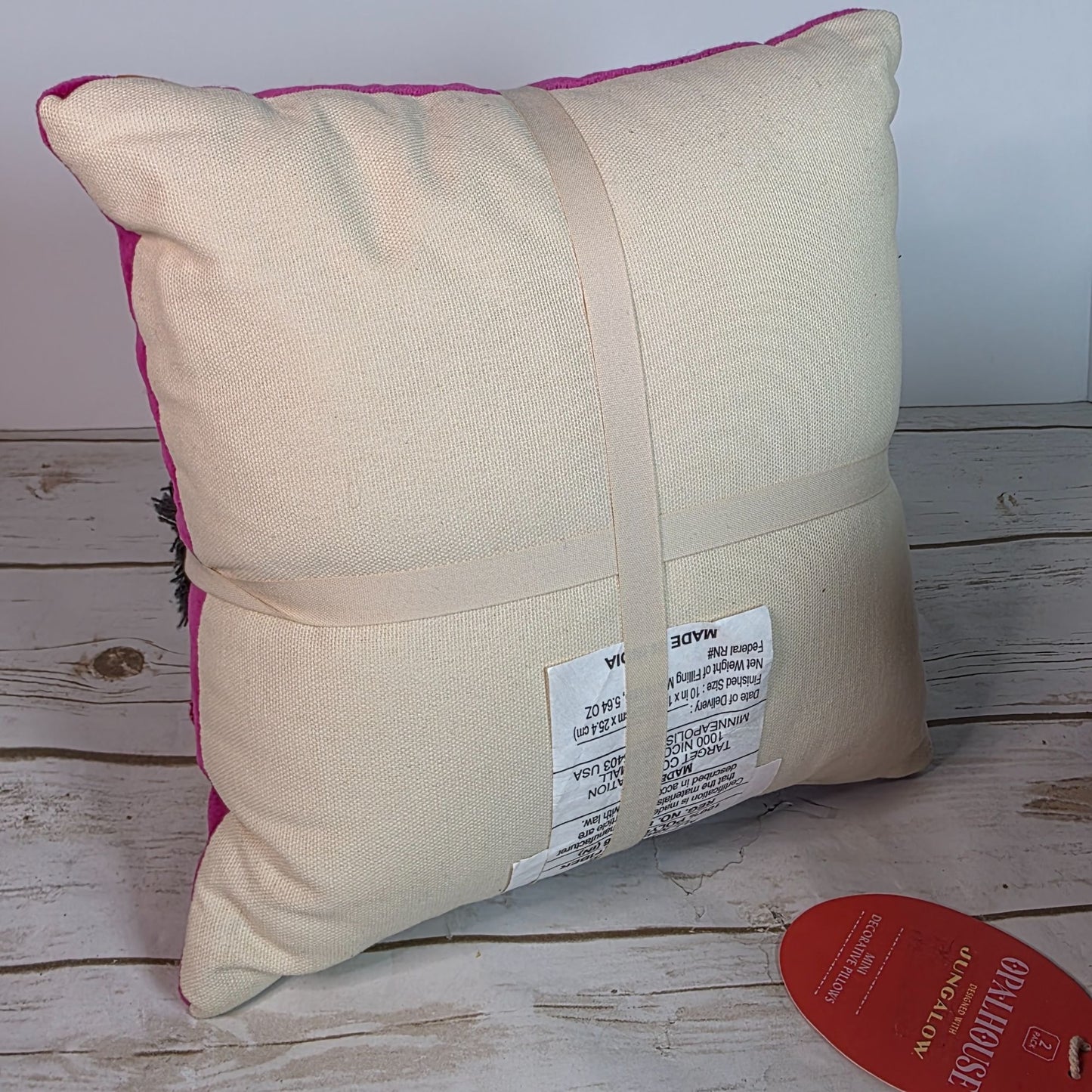 Opalhouse Jungalow 2-Pack(2) Mini Decorative Pillows With "Wild" & "Mild" Text