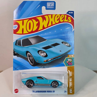 Hot Wheels 71 Lamborghini Miura SV 78/250 Limited Edition Die-Cast Car