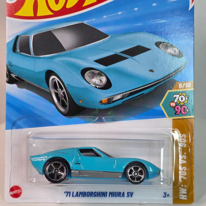 Hot Wheels 71 Lamborghini Miura SV 78/250 Limited Edition Die-Cast Car