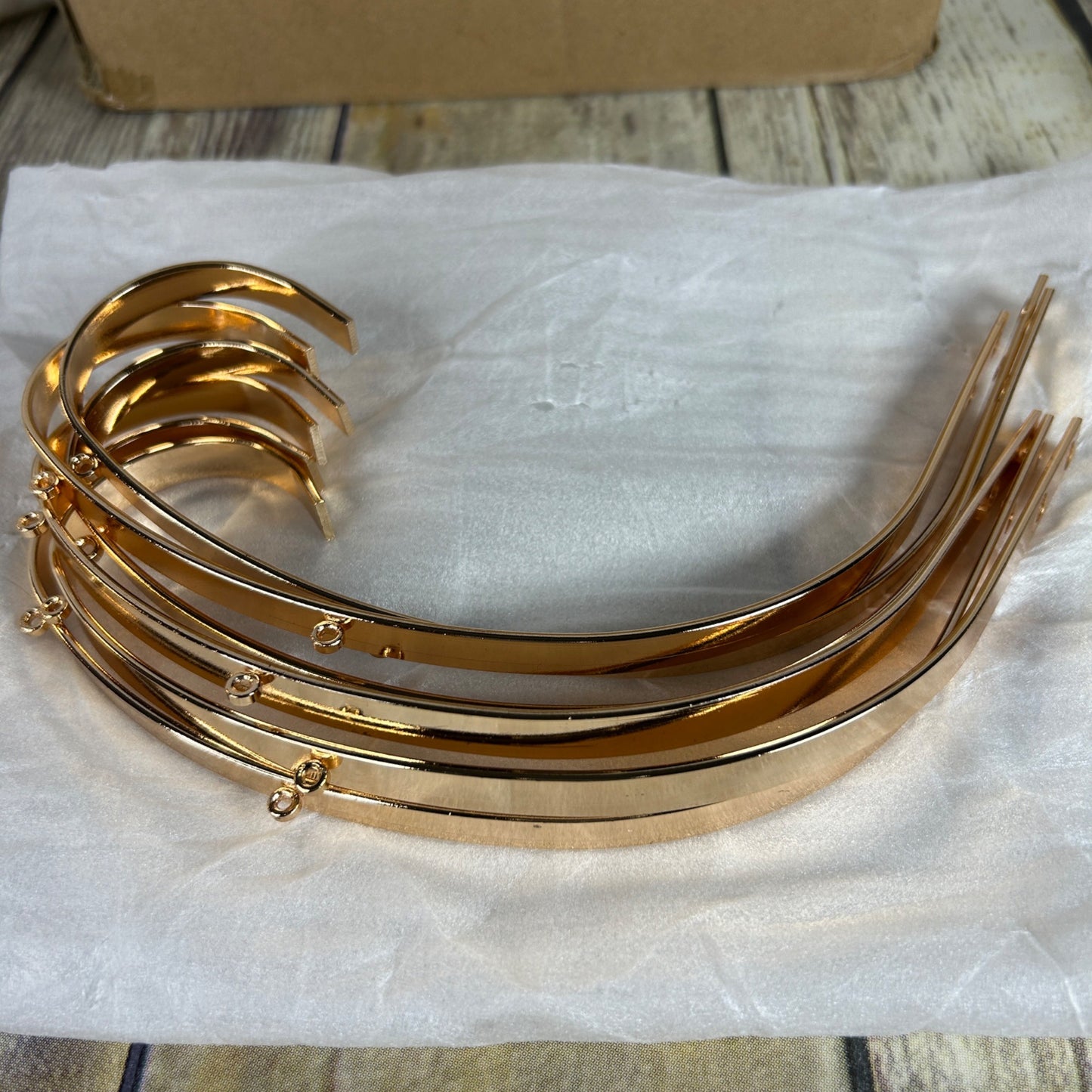 Gold Crystal Chandelier Light Fixture Kit With Hanging Chain & Instructions For Home Decor Assembly