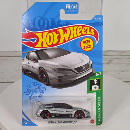 Hot Wheels Nissan Leaf Nismo RC_02 Die-Cast Car New For 2021