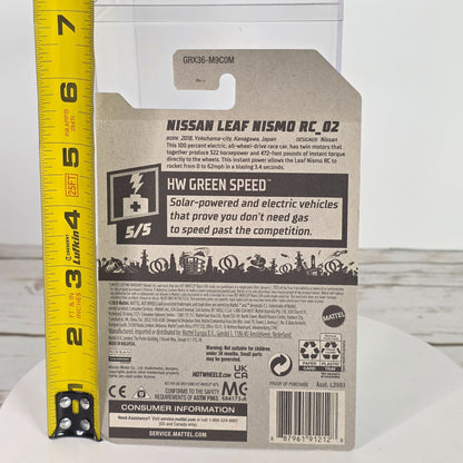 Hot Wheels Nissan Leaf Nismo RC_02 Die-Cast Car New For 2021