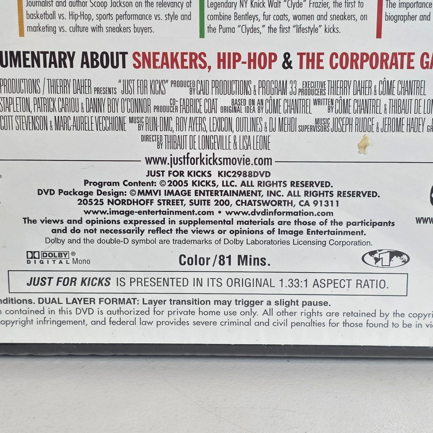 Just For Kicks DVD Documentary On Sneakers & Hip-Hop Culture