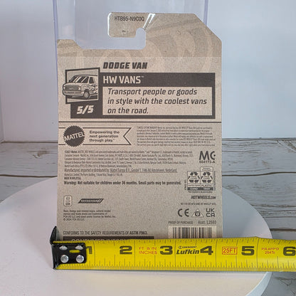 Hot Wheels Dodge Van HW Racing Die-Cast Vehicle 248/250 Limited Lifetime Warranty Collectible