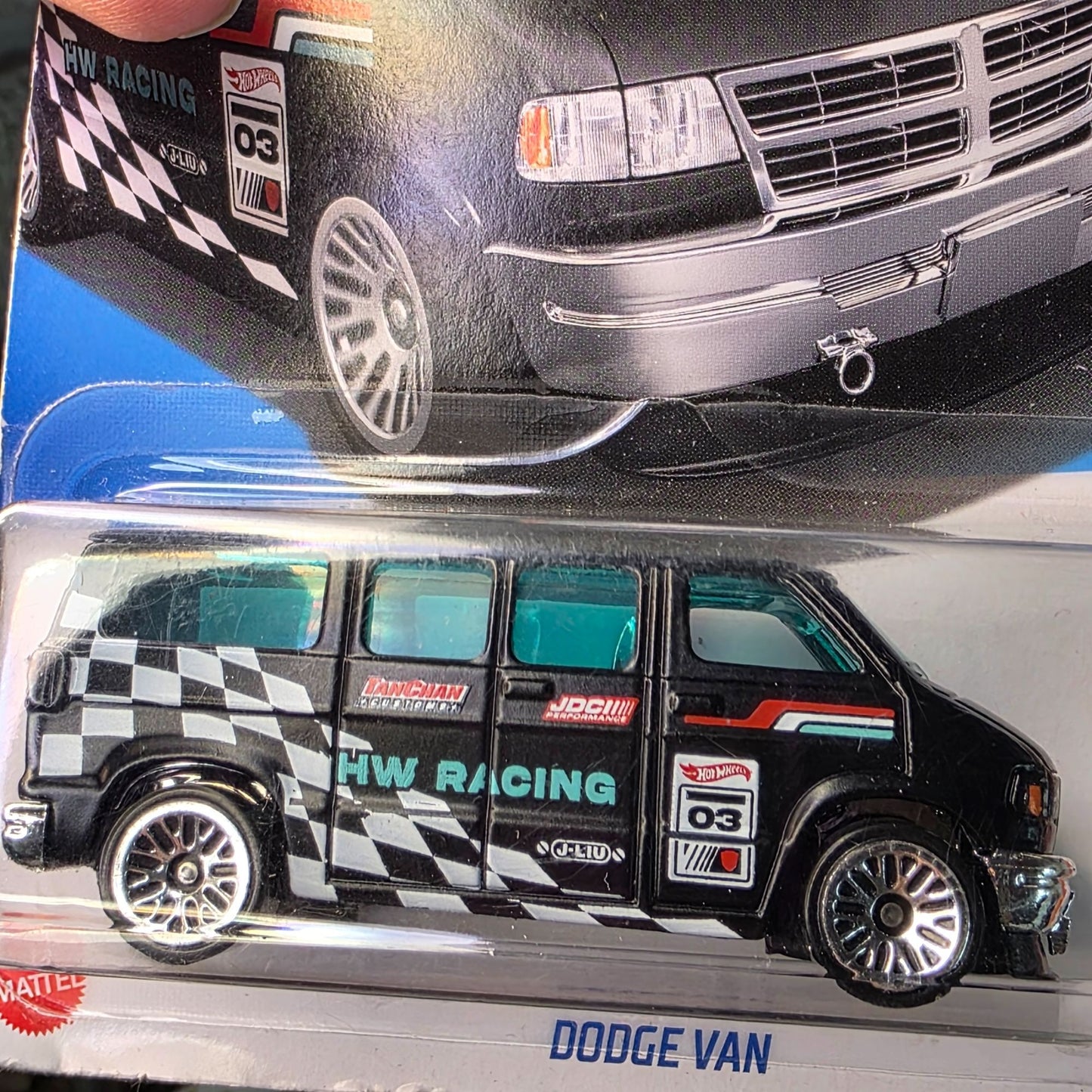 Hot Wheels Dodge Van HW Racing Die-Cast Vehicle 248/250 Limited Lifetime Warranty Collectible