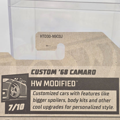 Hot Wheels Custom 68 Camaro Die-Cast Car Red/White Limited Edition 81/250 7/10 HW Modified Series