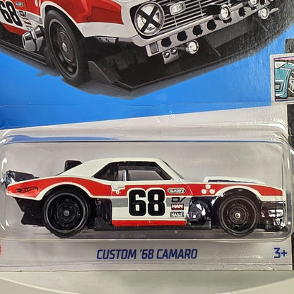 Hot Wheels Custom 68 Camaro Die-Cast Car Red/White Limited Edition 81/250 7/10 HW Modified Series