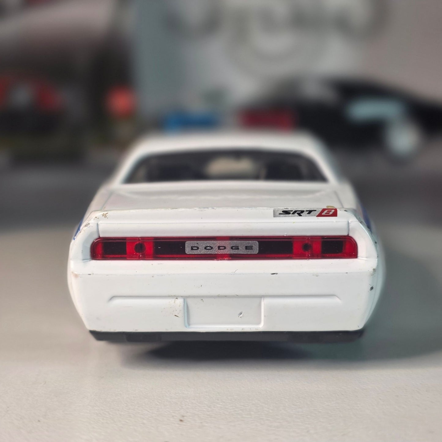 Jada 1/32 2012 Dodge Challenger SRT8 State Patrol Trooper White Blue Loose