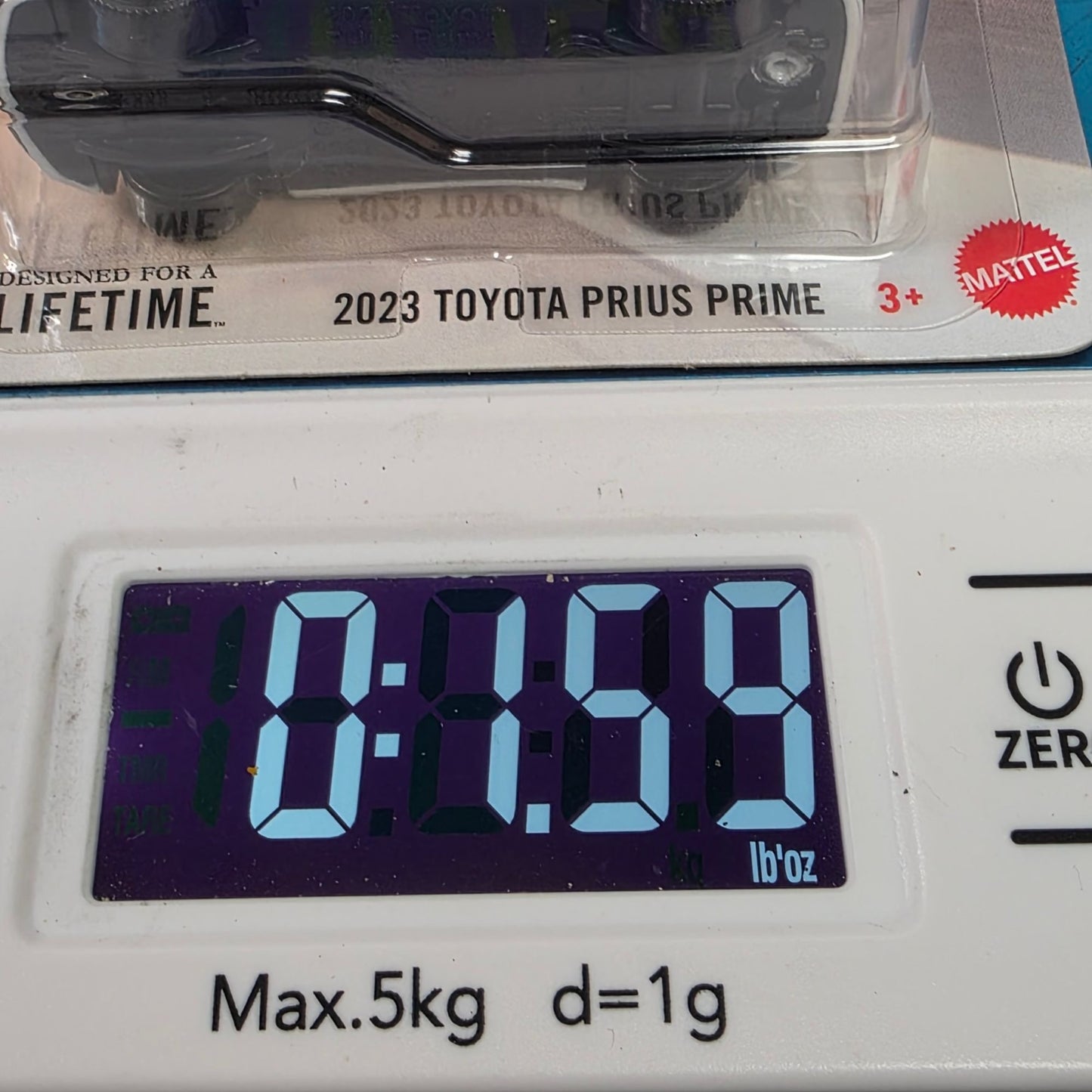 2023 Matchbox Toyota Prius Prime Diecast Car 102/125 White 1:64 Scale Mattel Official Licensed Product