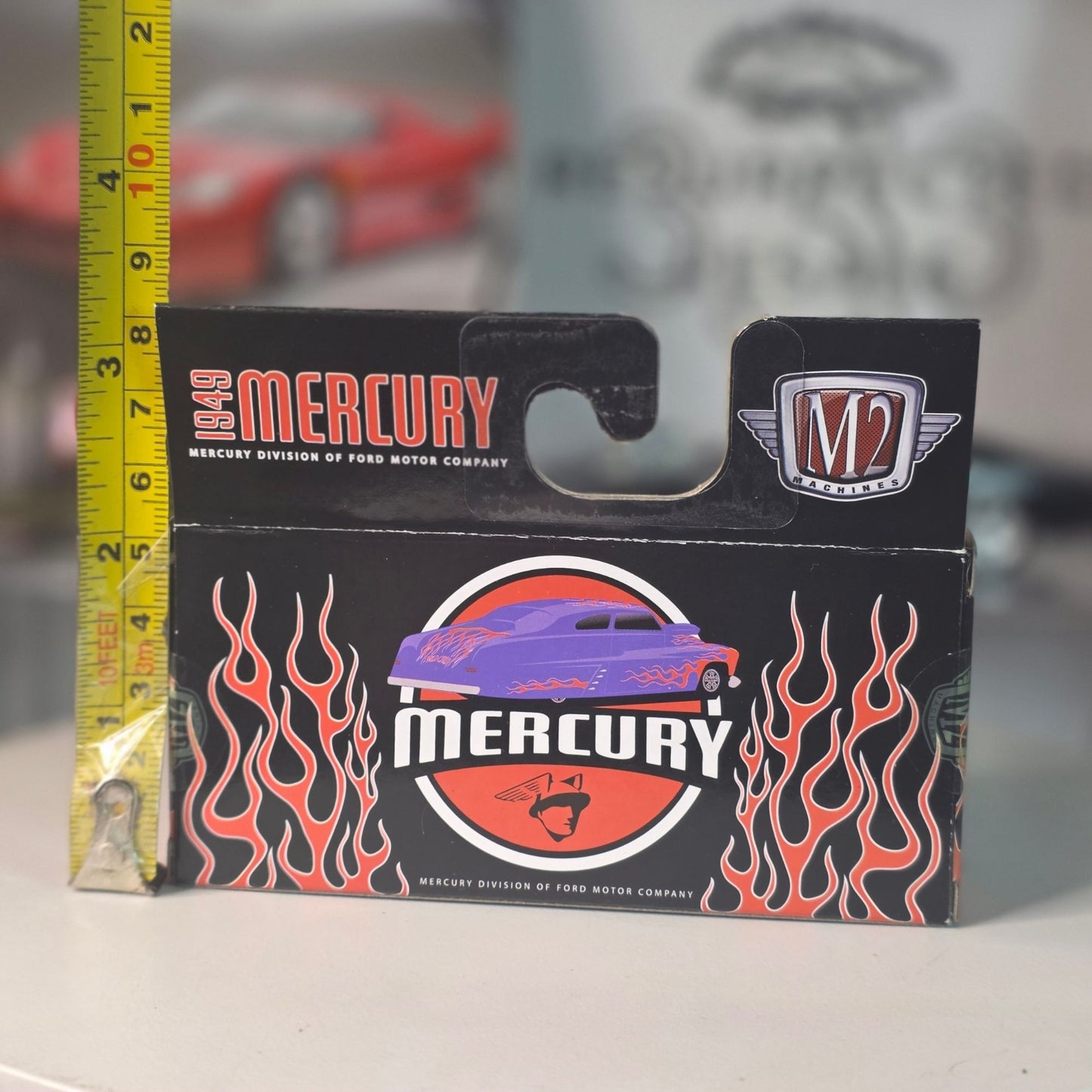 M2 Machines 1949 Mercury Ground Pounders Purple Flames Sealed New #82161