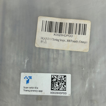 HQNuo Moving Straps Adjustable Lifting Straps Heavy Duty Orange