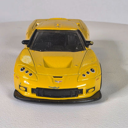 Jada Toys 2005 Chevrolet Corvette Yellow Die-Cast Model Car