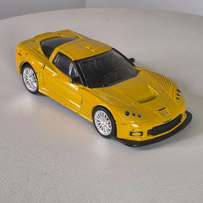 Jada Toys 2005 Chevrolet Corvette Yellow Die-Cast Model Car