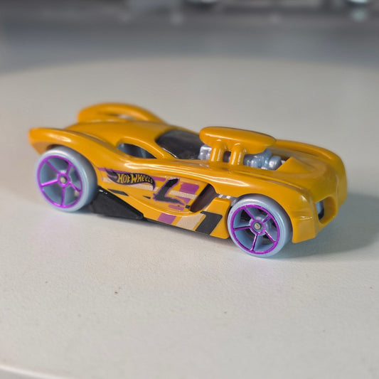 Hot Wheels 16 Angels Orange Purple Flames Exotic Racer Malaysia 2013 Loose