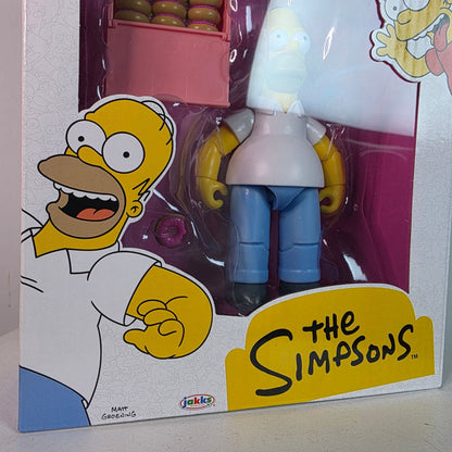The Simpsons Homer Action Figure With Donut Accessory By Jakks Pacific