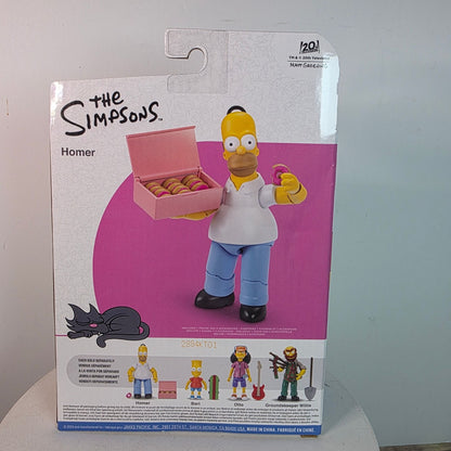 The Simpsons Homer Action Figure With Donut Accessory By Jakks Pacific