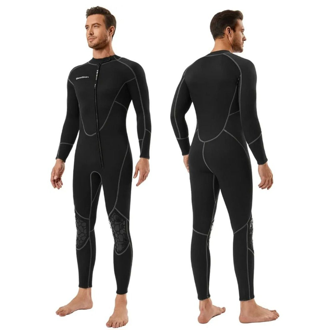 Seaskin Diving Wetsuit For Men & Women 3XL Neoprene Nylon UV Protection
