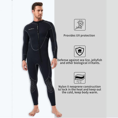 Seaskin Diving Wetsuit For Men & Women 3XL Neoprene Nylon UV Protection
