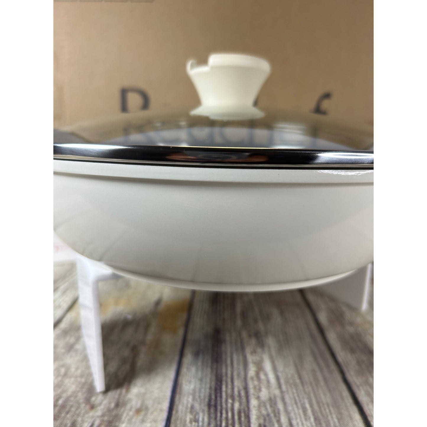 Redchef Ceramic Nonstick Frying Pan With Lid 11" Induction Compatible Versatile Cooking Surface