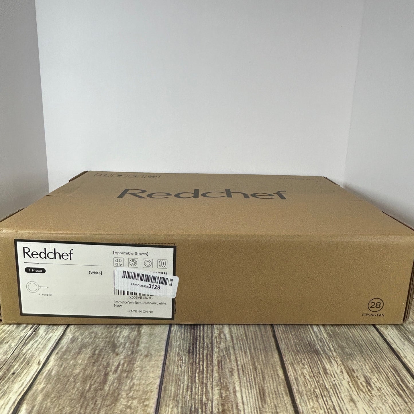 Redchef Ceramic Nonstick Frying Pan With Lid 11" Induction Compatible Versatile Cooking Surface