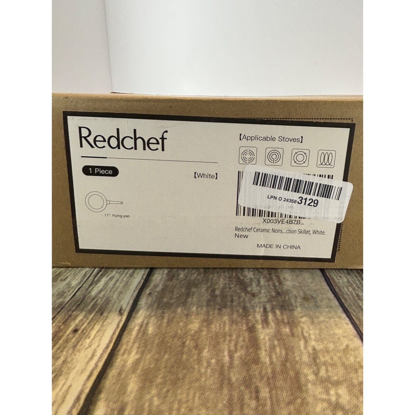 Redchef Ceramic Nonstick Frying Pan With Lid 11" Induction Compatible Versatile Cooking Surface