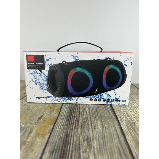 Xtreem3 Mini LED Portable Wireless Speaker With 15 Hours Of Playtime