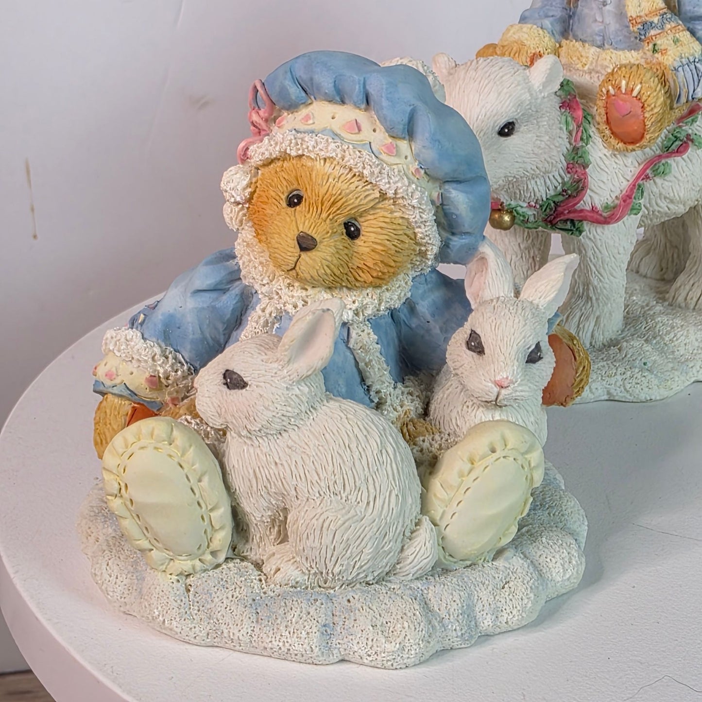 Cherished Teddies 1994 Figurines Set Of 3 - Sonja Ingrid & Eric Holiday Collectibles
