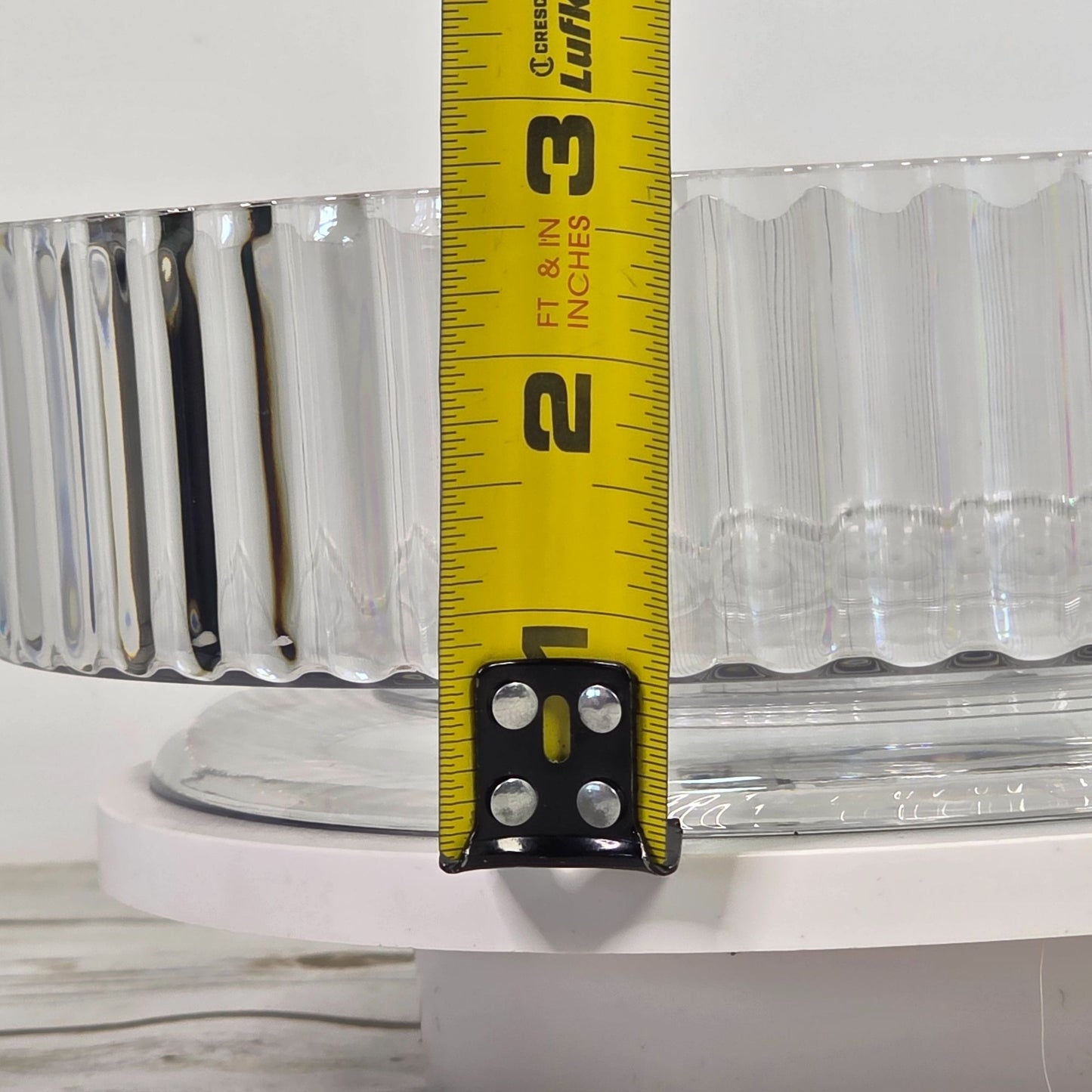 TARGET Lazy Suzan Clear Rotating Storage Tray 10" Diameter For Organizing & Display