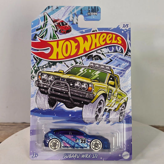Hot Wheels Subaru WRX STI 2023 Christmas Edition Die-Cast Car  Limited Winter Series Collectible Toy  New In Box