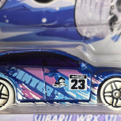 Hot Wheels Subaru WRX STI 2023 Christmas Edition Die-Cast Car  Limited Winter Series Collectible Toy  New In Box