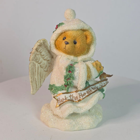 Cherished Teddies Stormi Hark The Herald Angels Sing Figurine 1996 Limited Edition Collectible