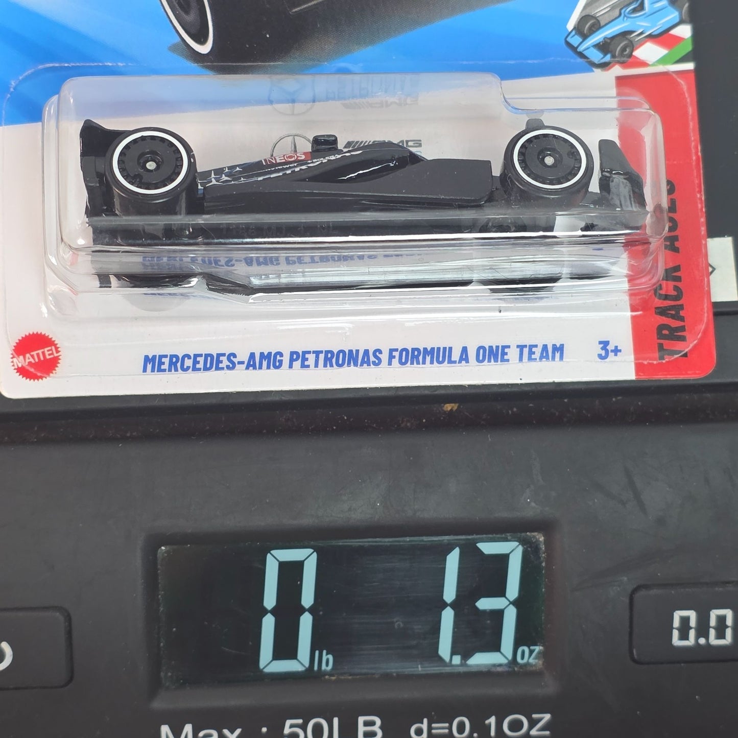 Hot Wheels Mercedes-AMG Petronas Formula One Team 1/5 Track Racers New 2025 Collectible Die-Cast Car