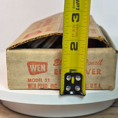 Vintage Wen Model 21 Electric Pencil Engraver With Box