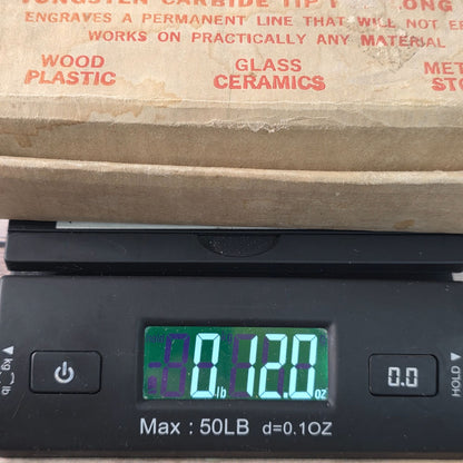 Vintage Wen Model 21 Electric Pencil Engraver With Box