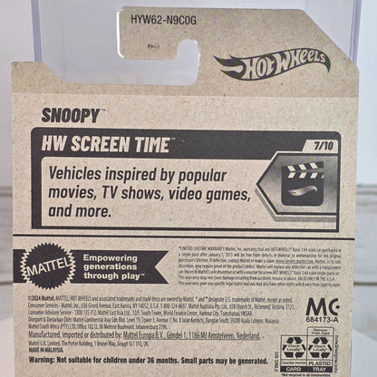 Hot Wheels Snoopy HW Screen Time Die-Cast Car