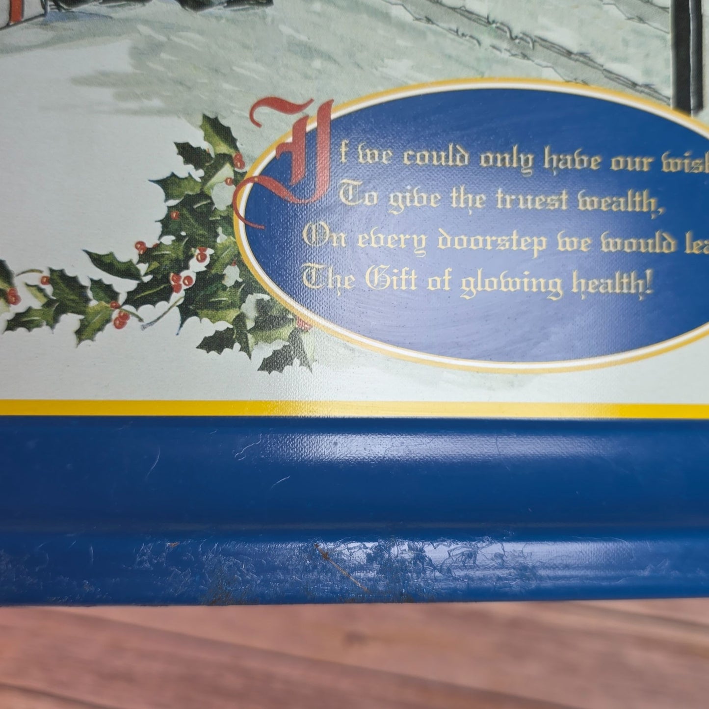 Vintage 1996 Campbells Soup "Christmas Wish" Metal Tray