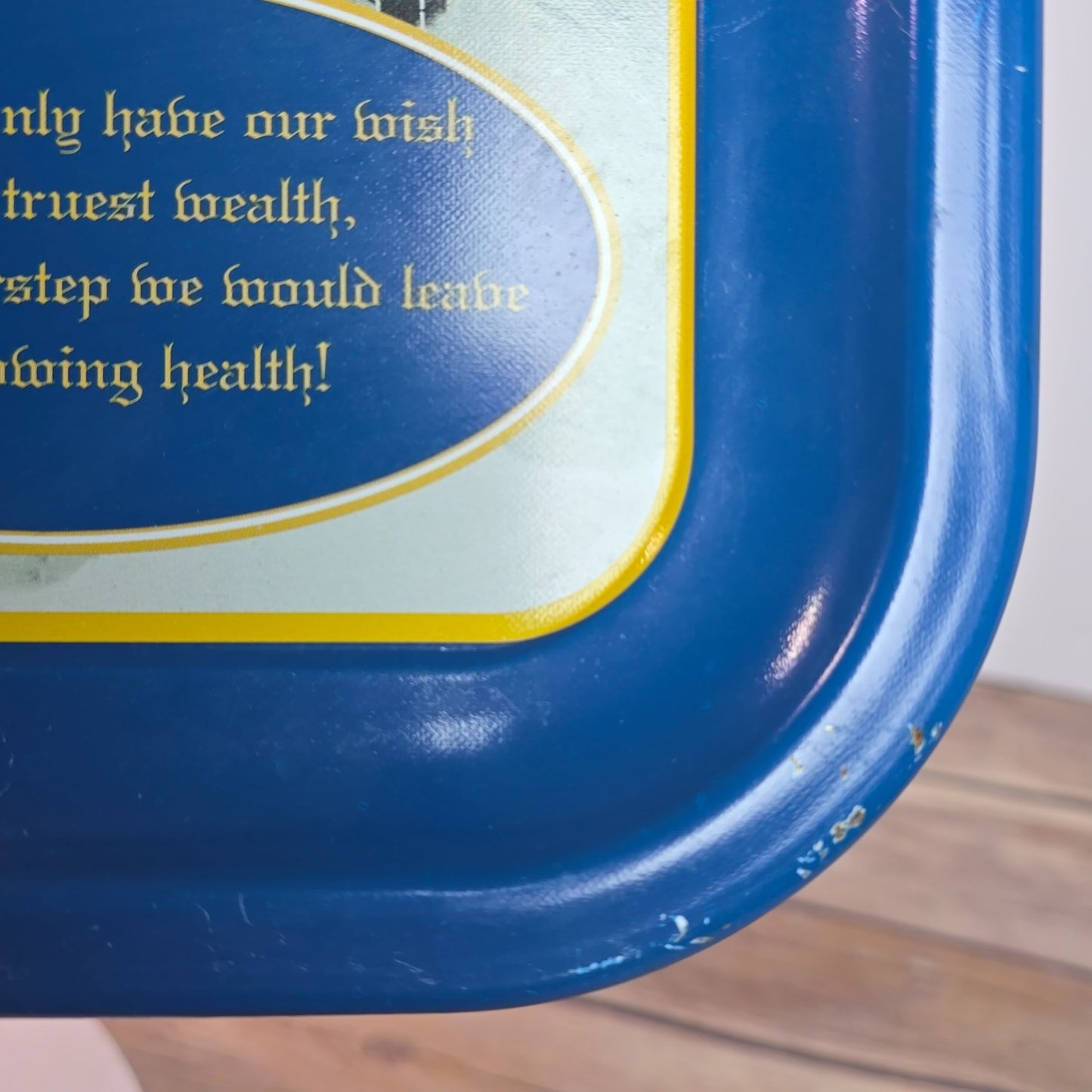 Vintage 1996 Campbells Soup "Christmas Wish" Metal Tray