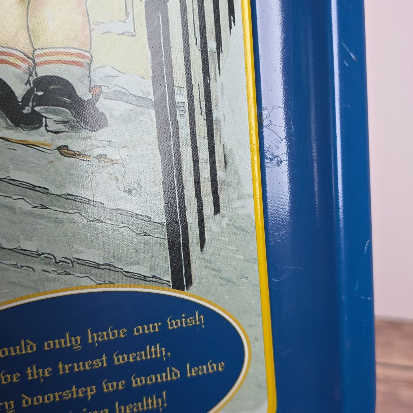 Vintage 1996 Campbells Soup "Christmas Wish" Metal Tray