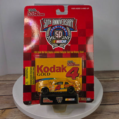 Racing Champions 50th Anniversary 1998 NASCAR Kodak Gold #4 Diecast Car 1:64 Scale
