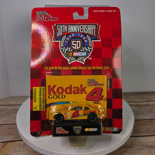 Racing Champions 50th Anniversary 1998 NASCAR Kodak Gold #4 Diecast Car 1:64 Scale