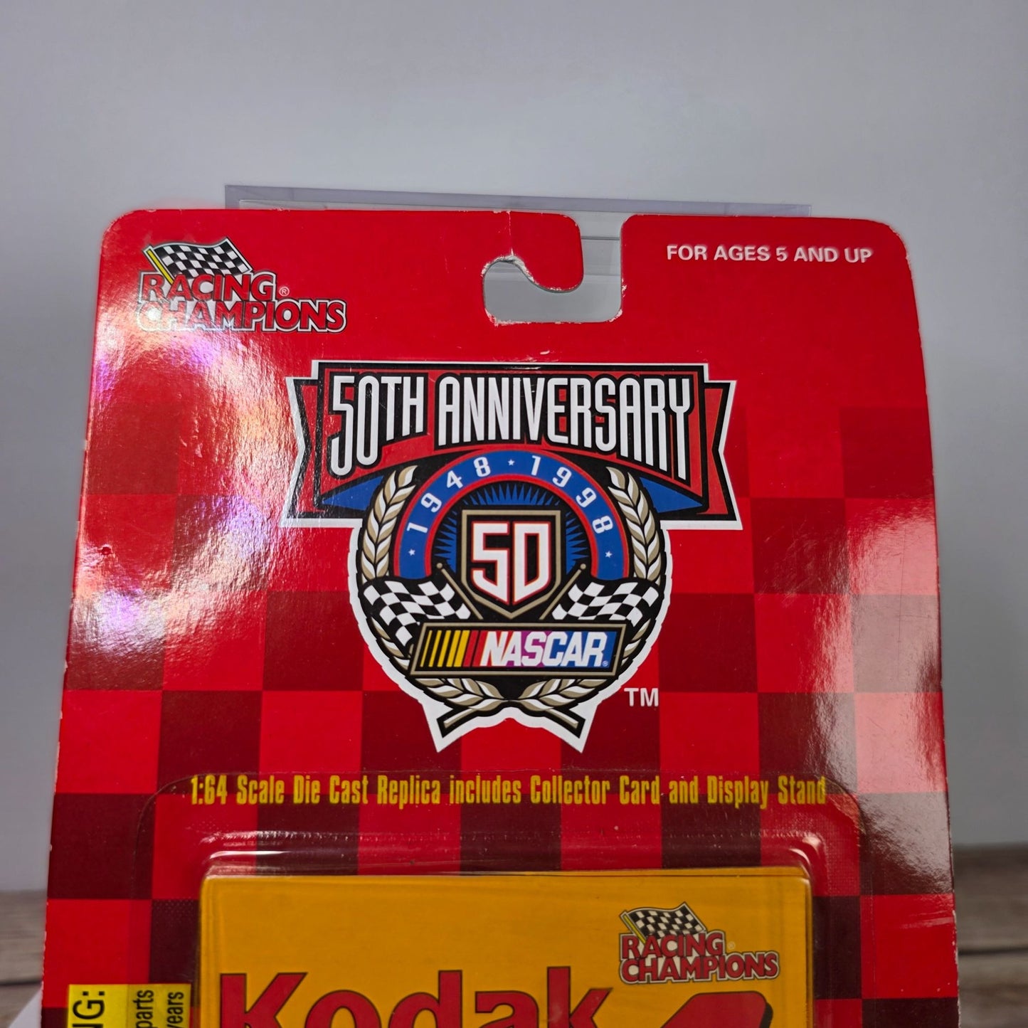 Racing Champions 50th Anniversary 1998 NASCAR Kodak Gold #4 Diecast Car 1:64 Scale
