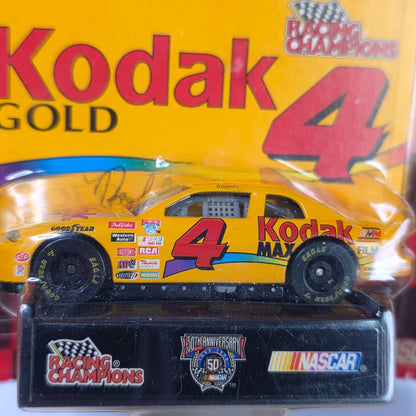 Racing Champions 50th Anniversary 1998 NASCAR Kodak Gold #4 Diecast Car 1:64 Scale