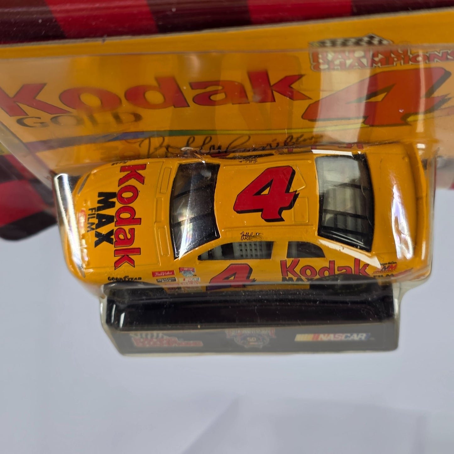 Racing Champions 50th Anniversary 1998 NASCAR Kodak Gold #4 Diecast Car 1:64 Scale
